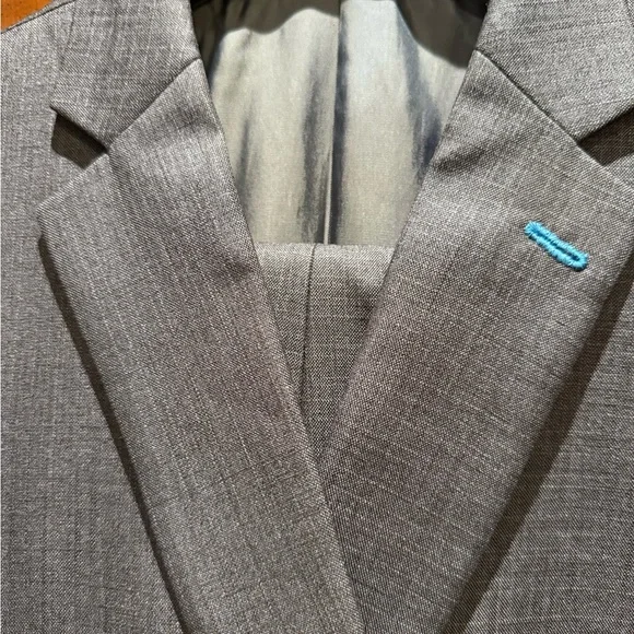 Calvin Klein Collection Gray Formal Suits. Lightly worn. Looks new